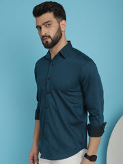 Woven Design Casual Shirt-SF-90