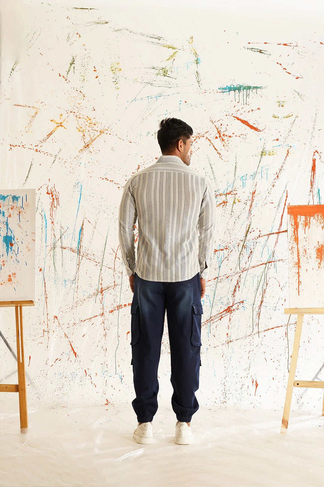 Woven Cotton Mens Shirt SF 917 | Solid Pattern Shirt