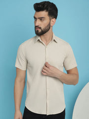 Striped Half Sleeve Casual Shirt for Men's-SF-921