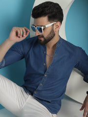 Denim Casual Shirt for Men-SF-922