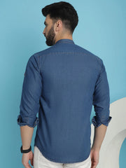Denim Casual Shirt for Men-SF-922