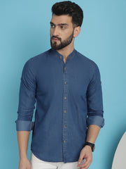 Denim Casual Shirt for Men-SF-922