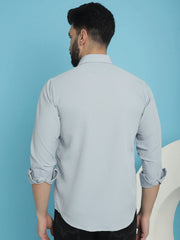 Striped Casual Shirt for Men's-SF-923Light