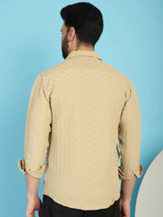 Woven Design Casual Shirt for Mens-SF-928
