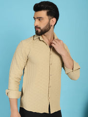 Woven Design Casual Shirt for Mens-SF-928