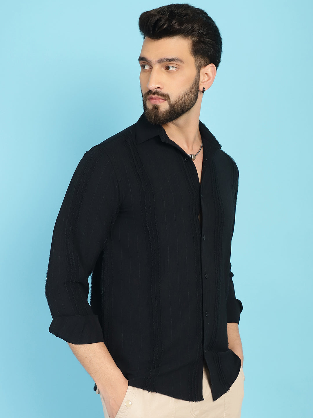 Self Design Mens Shirt SF-929 | Cotton Casual Shirts
