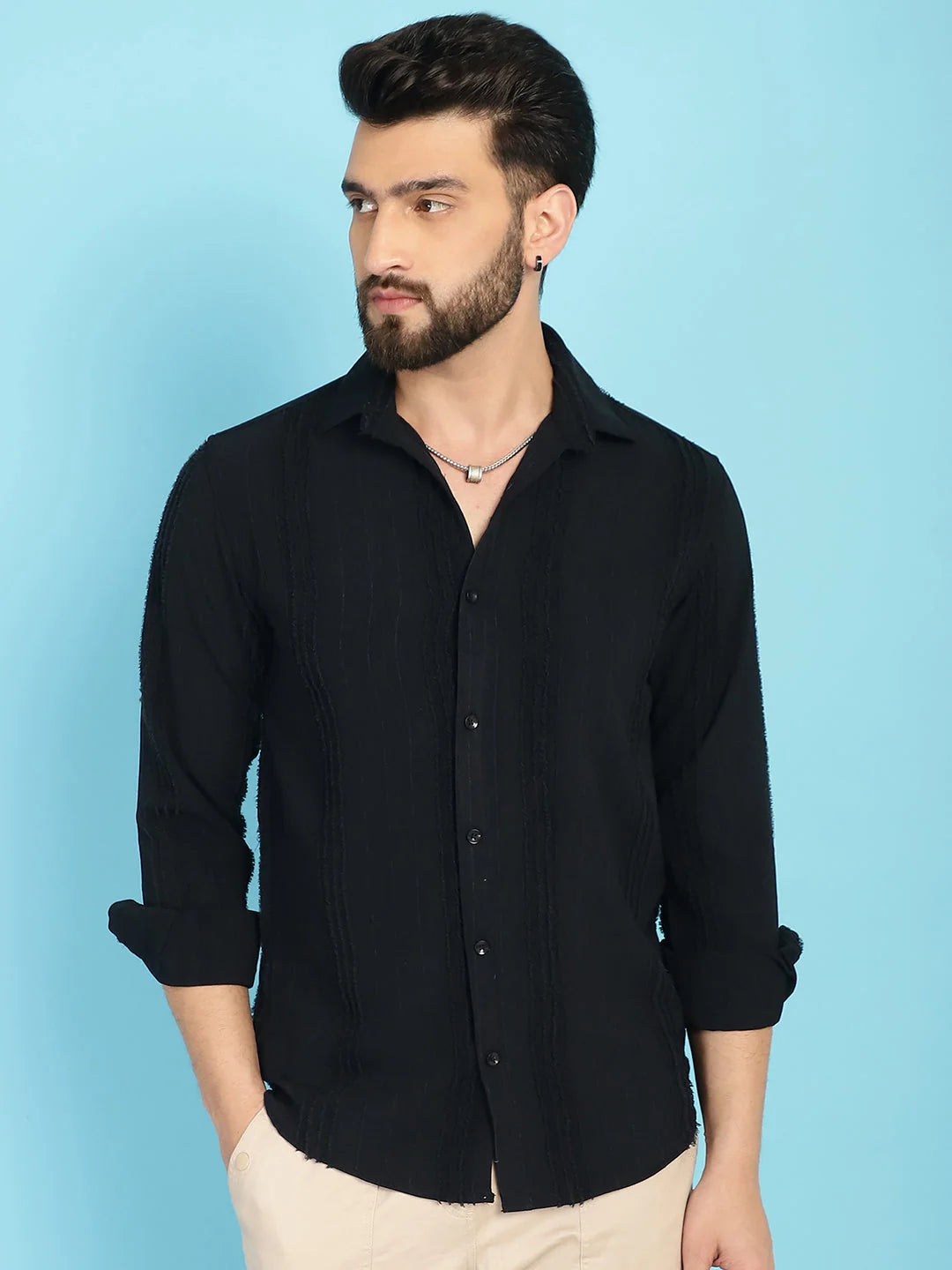 Self Design Mens Shirt SF-929 | Cotton Casual Shirts