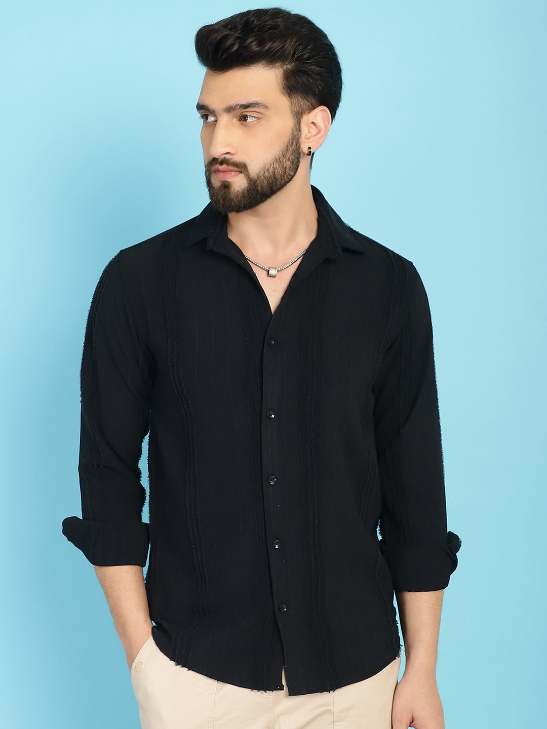 Self Design Mens Shirt SF-929 | Cotton Casual Shirts