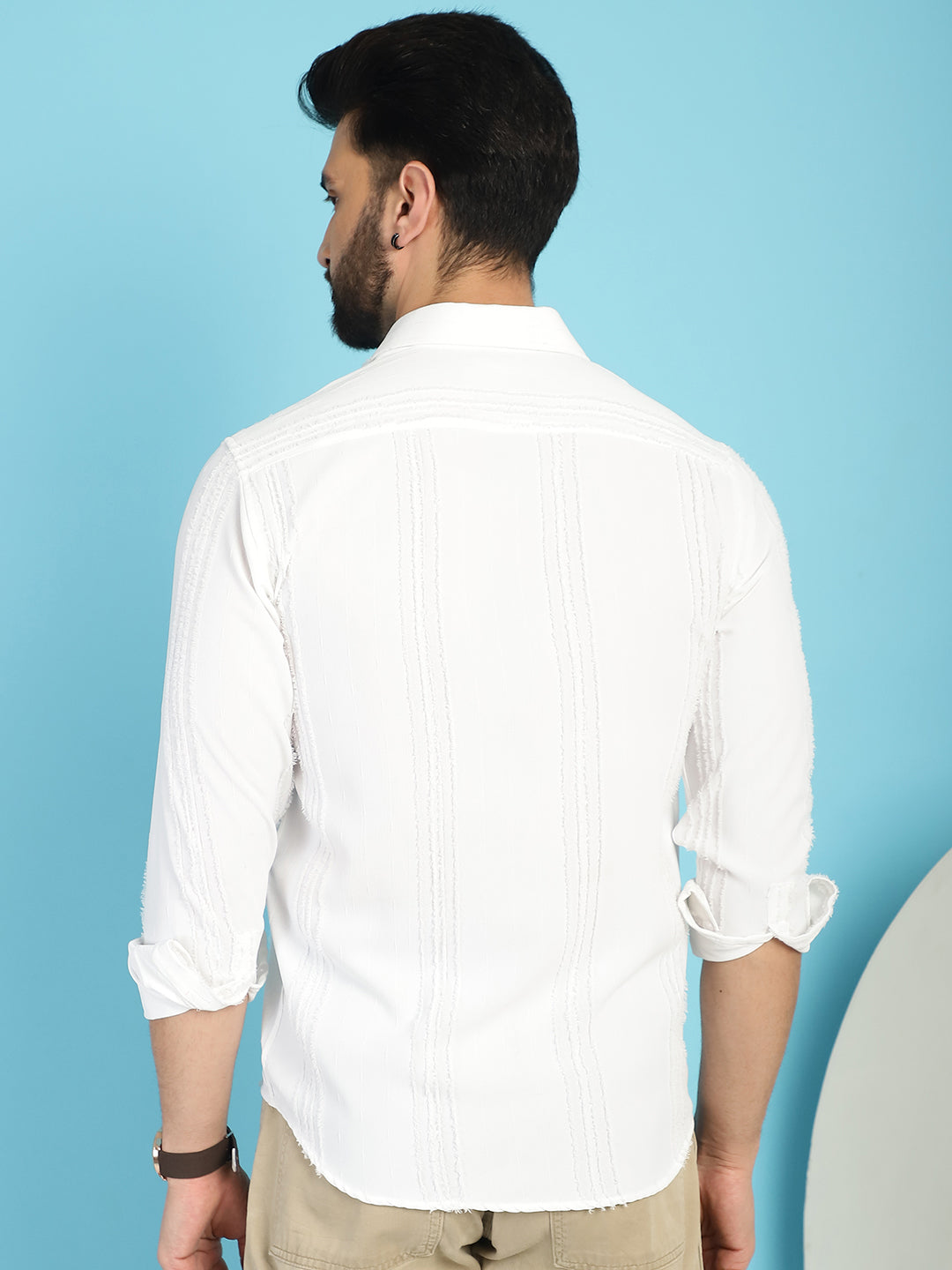 Self Design Cotton Mens Shirt | Casual & Stylish