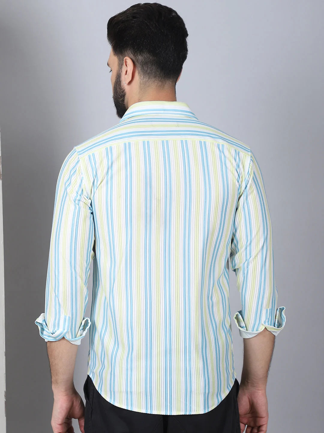 Striped Cotton Casual Shirt for Men - Mens Shirt Online