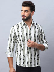 Printed Cotton Casual Shirt For Men-SF-986Pista
