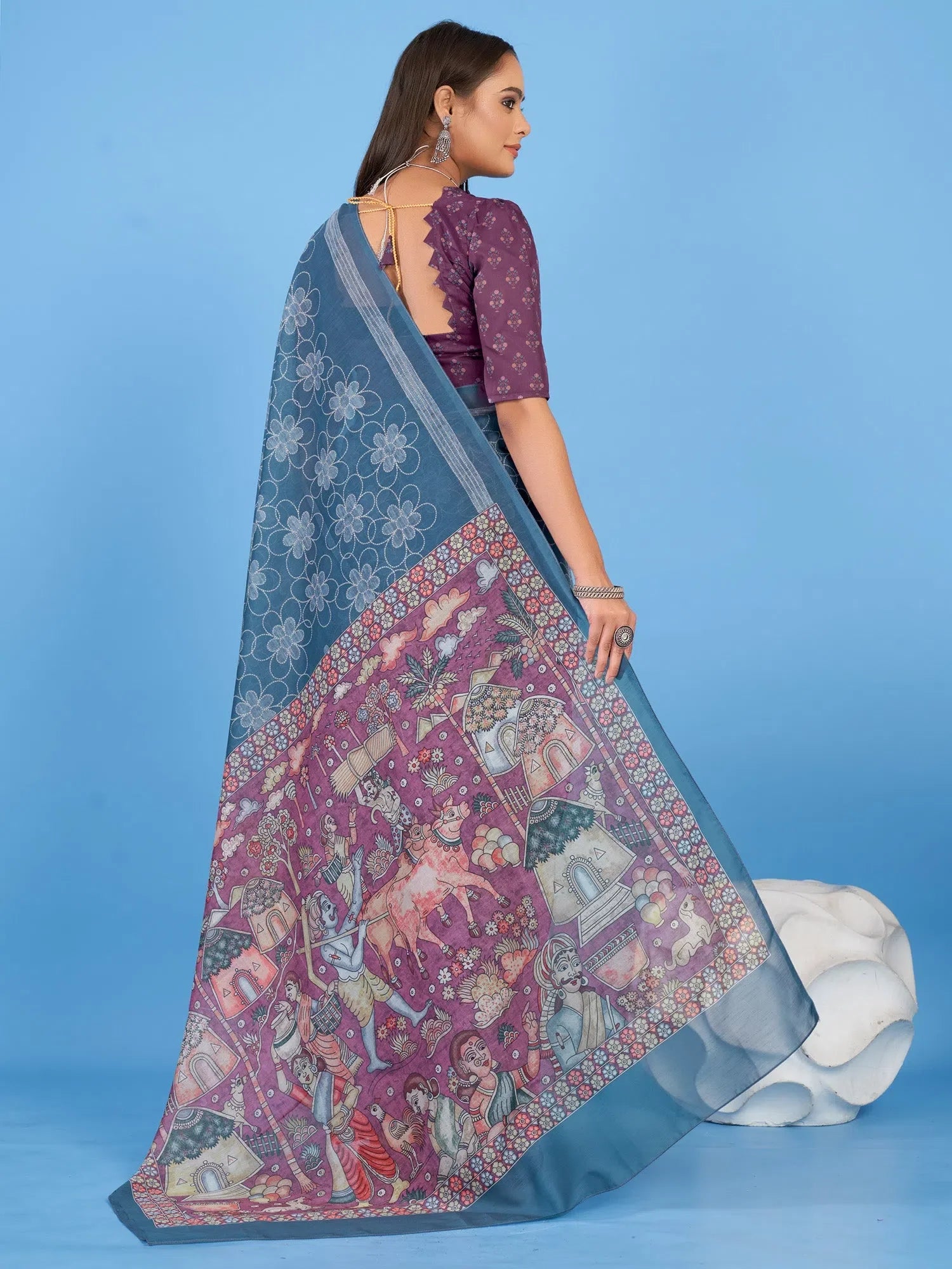 Indian Heritage Saree | Luxurious Kanchipuram Silk Fashion