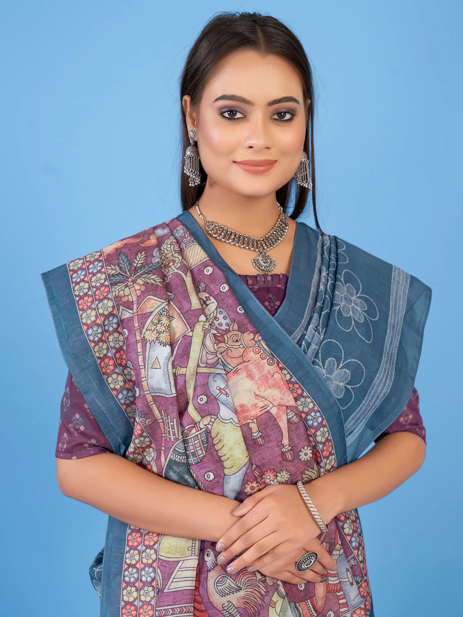 Indian Heritage Saree | Luxurious Kanchipuram Silk Fashion