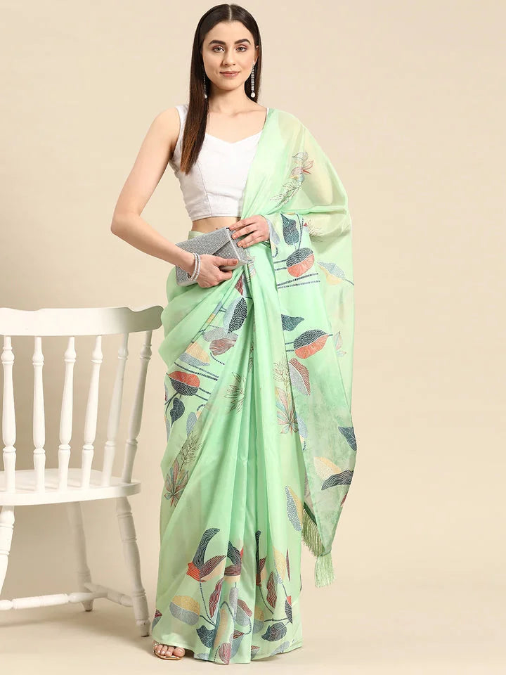 Majestic Floral Saree | Designer Sarees India