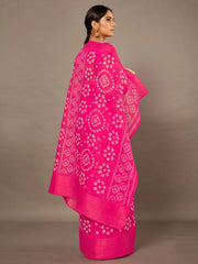 Women's Satin Turquoise Digital Print Designer Saree With Blouse Piece-KLORA332003