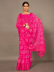 Women's Satin Turquoise Digital Print Designer Saree With Blouse Piece-KLORA332003