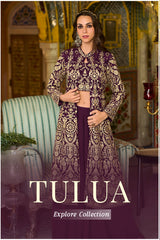 Tulua Readymade Georgette Sharara Set With Shrug
