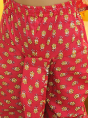 Pure Cotton Dhoti Kurta Set for Boys - Red | BD23DK57RDB
