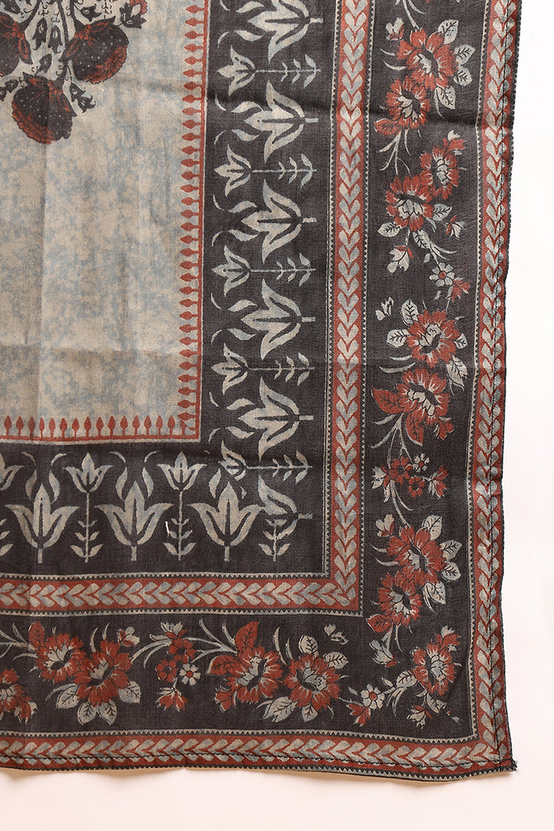 DesiQlo Women Cotton Indian Ethnic Set - Black