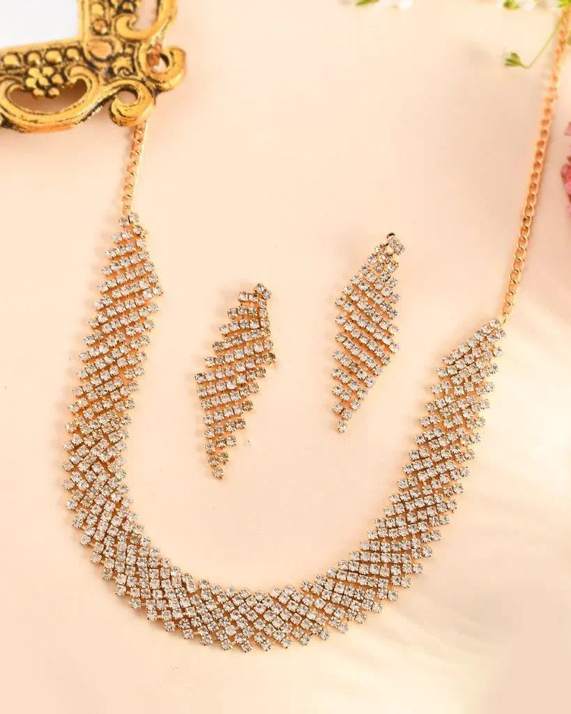 Gold Plated Choker Set | Trendy Artificial Jewelry from India