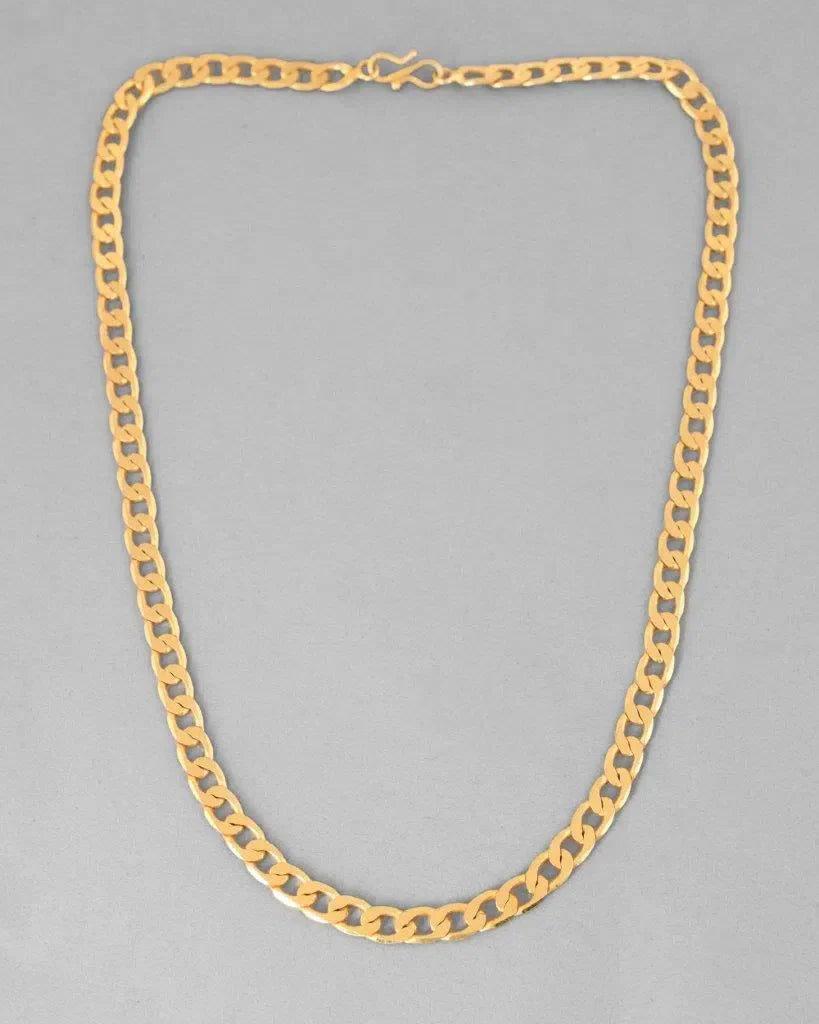 Gold Plated Chain For Men - Trendy Indian Artificial Jewelry