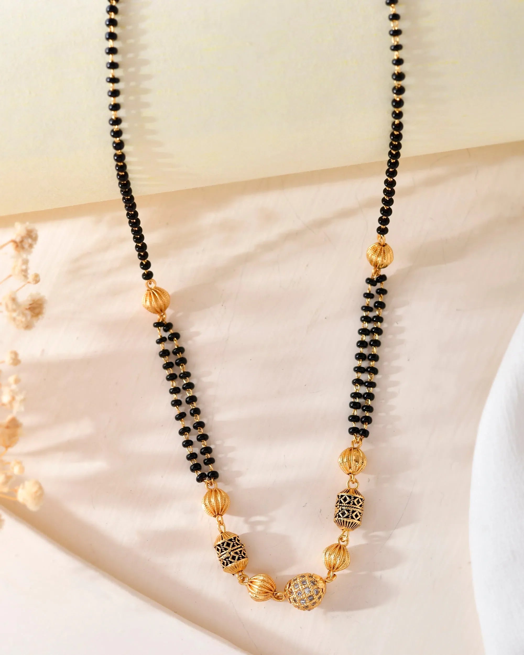 Gold Plated Mangalsutra - Trendy Artificial Jewelry from India