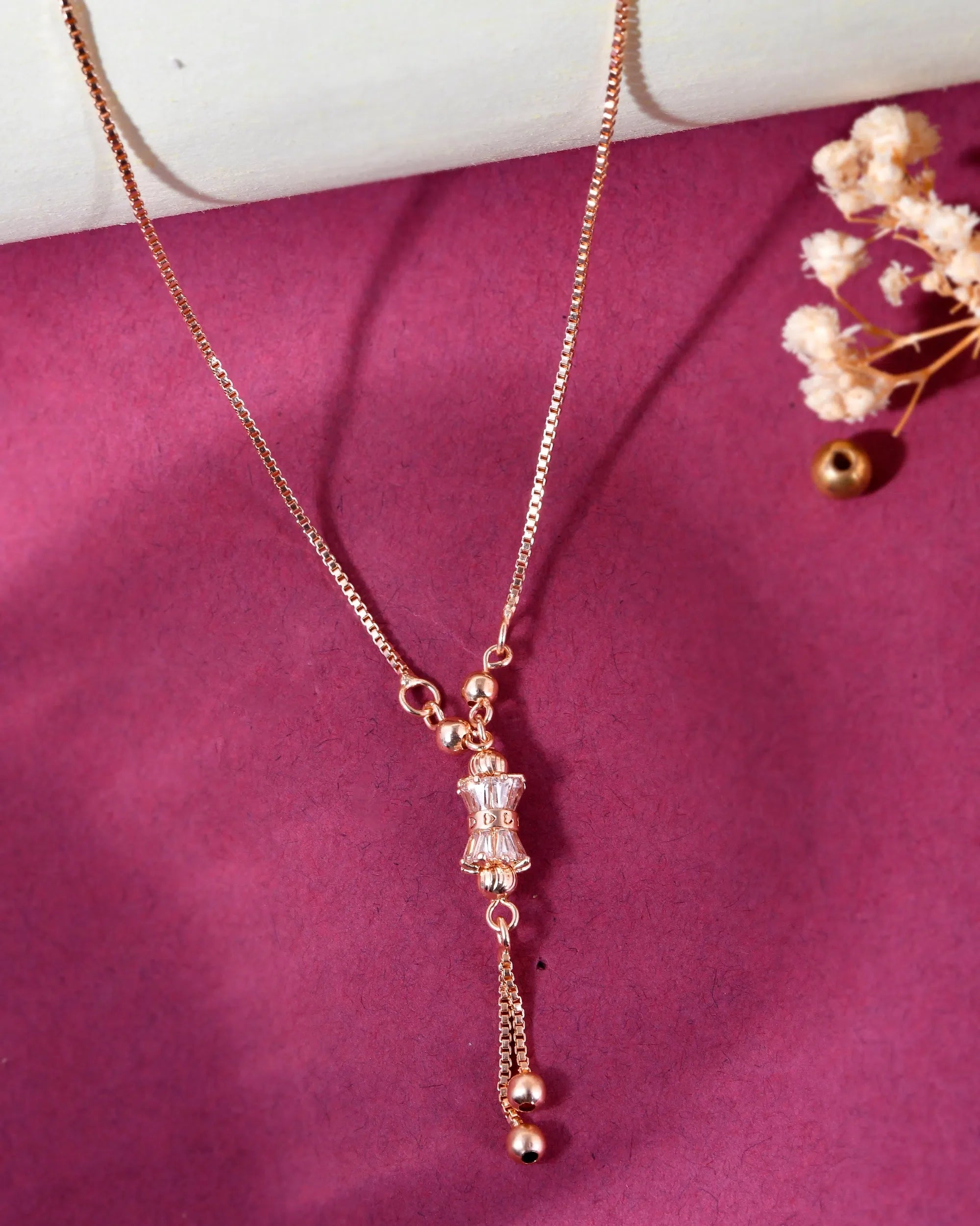 Rose Gold Chain - Trendy Indian Artificial Jewelry Online