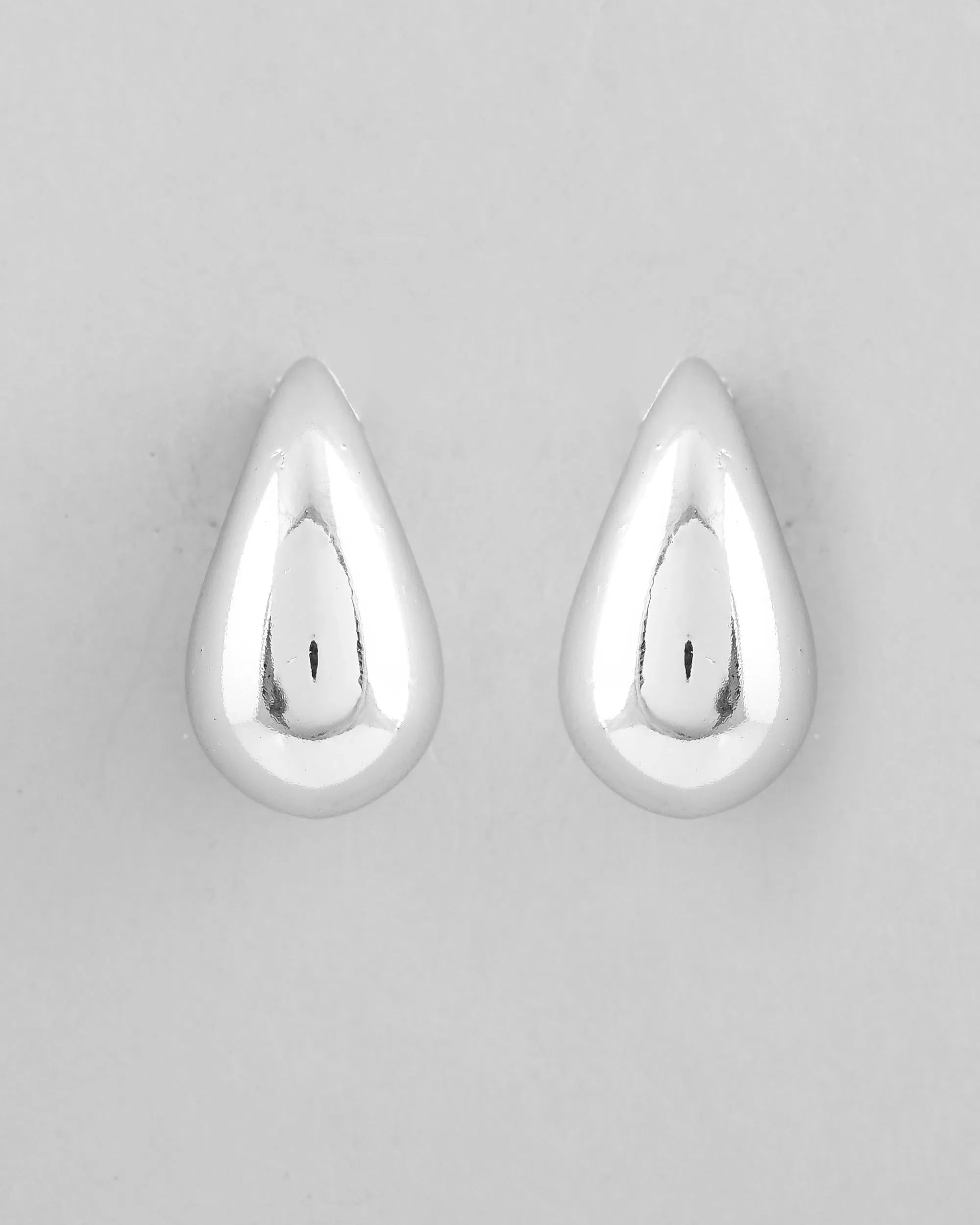 Teardrop Earrings: Trendy Indian Silver-Plated Jewelry