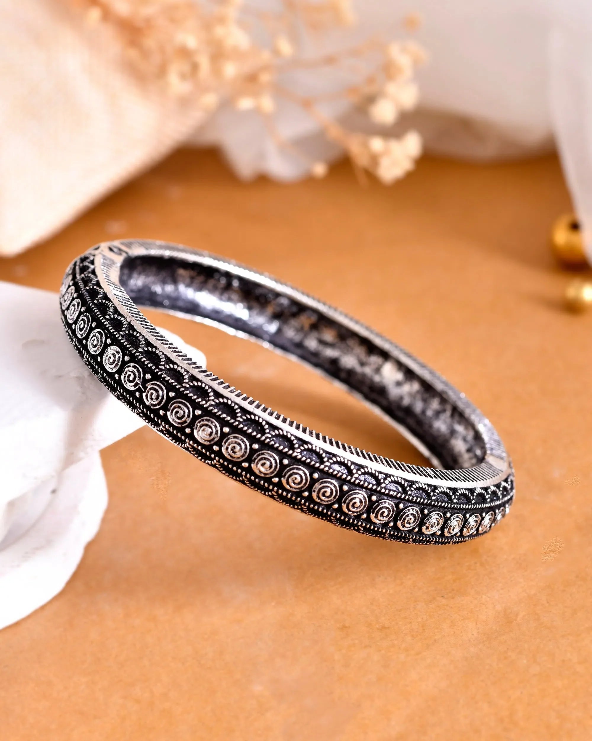 Oxidized Cuff Bracelet | Trendy Artificial Jewelry India