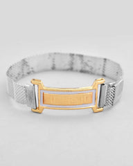 Dual Tone Magnet Om Bracelet-VOJ417