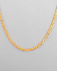 Men's Gold Plated Self Designed Snake Chain-VOJ420