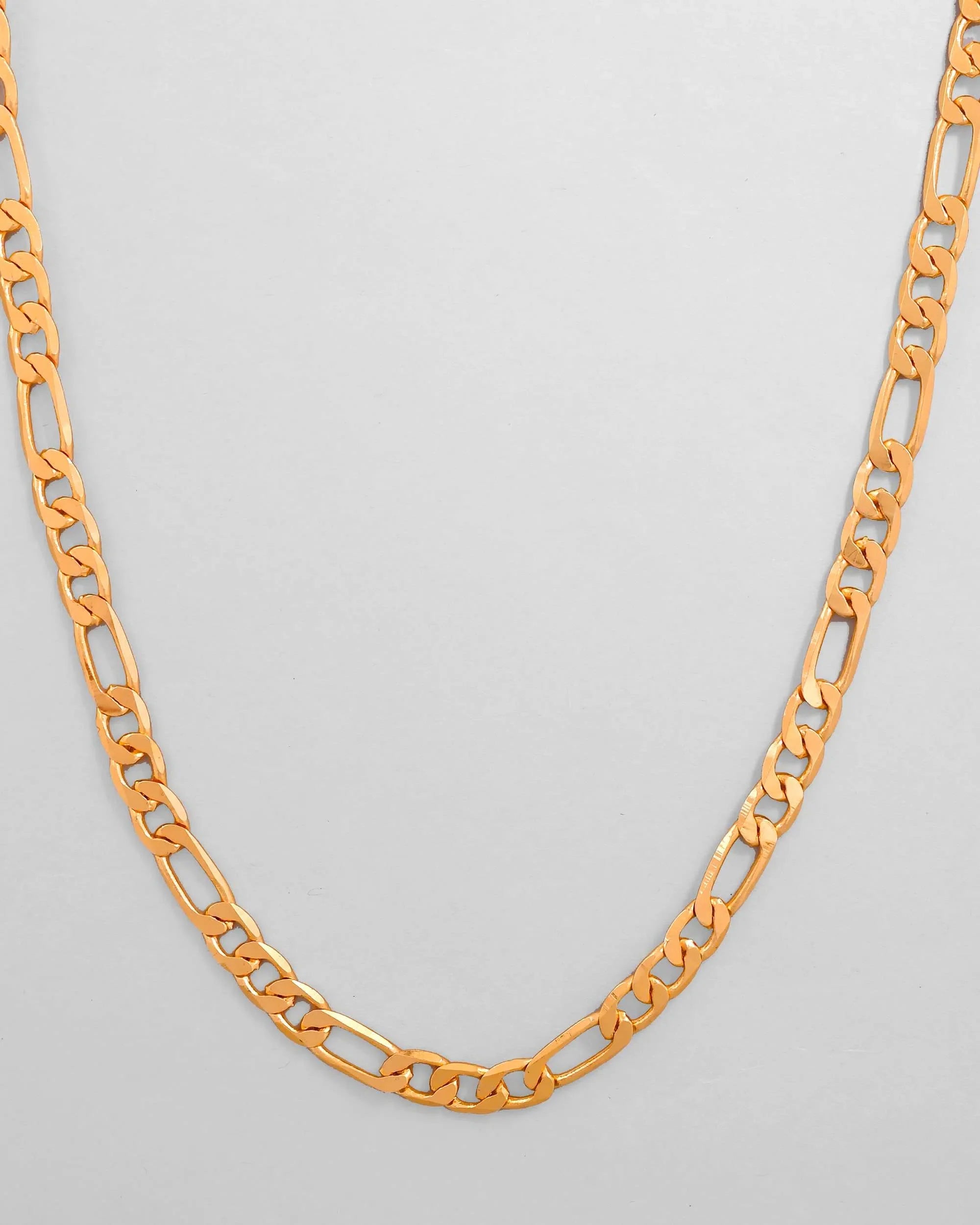 Gold Plated Designer Chain for Men - Stainless Steel Chain