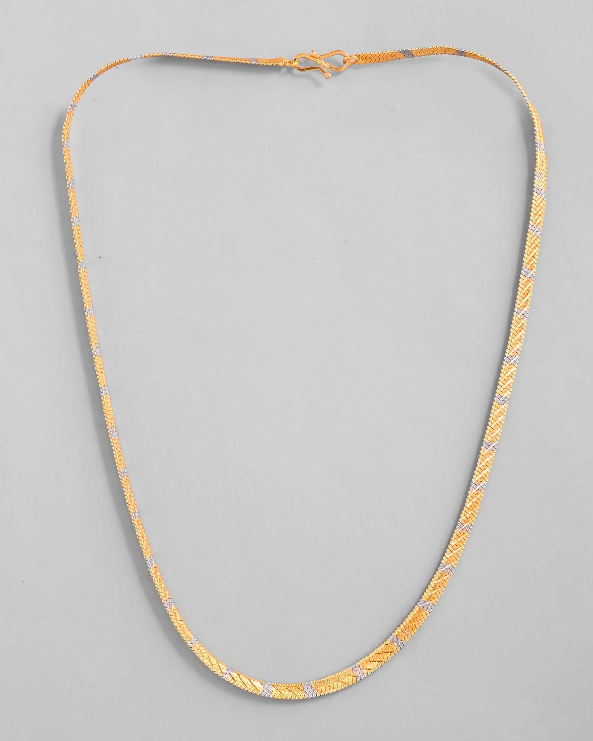 Dual Tone Gold Chain for Men - Affordable Jewelry from India