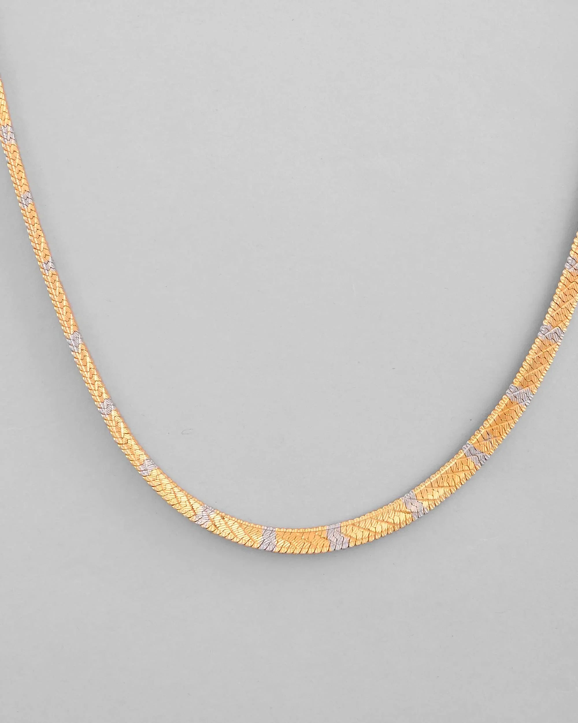 Dual Tone Gold Chain for Men - Affordable Jewelry from India
