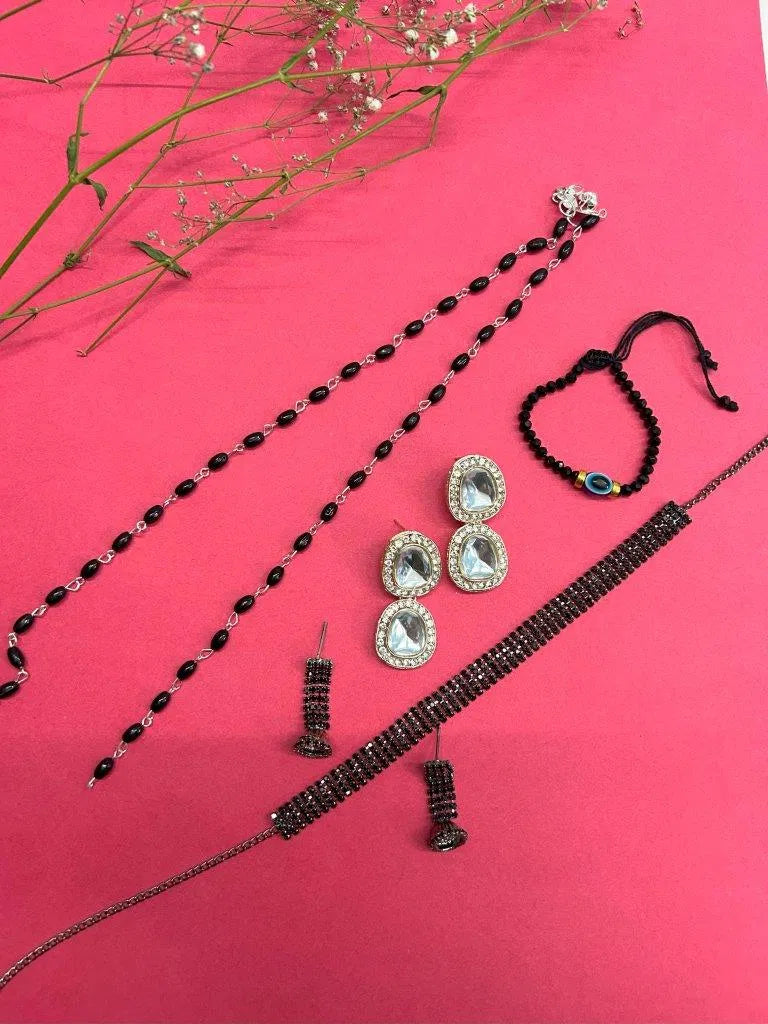 Valentine Gift Set: Trendy Indian Artificial Jewelry - VOJC904