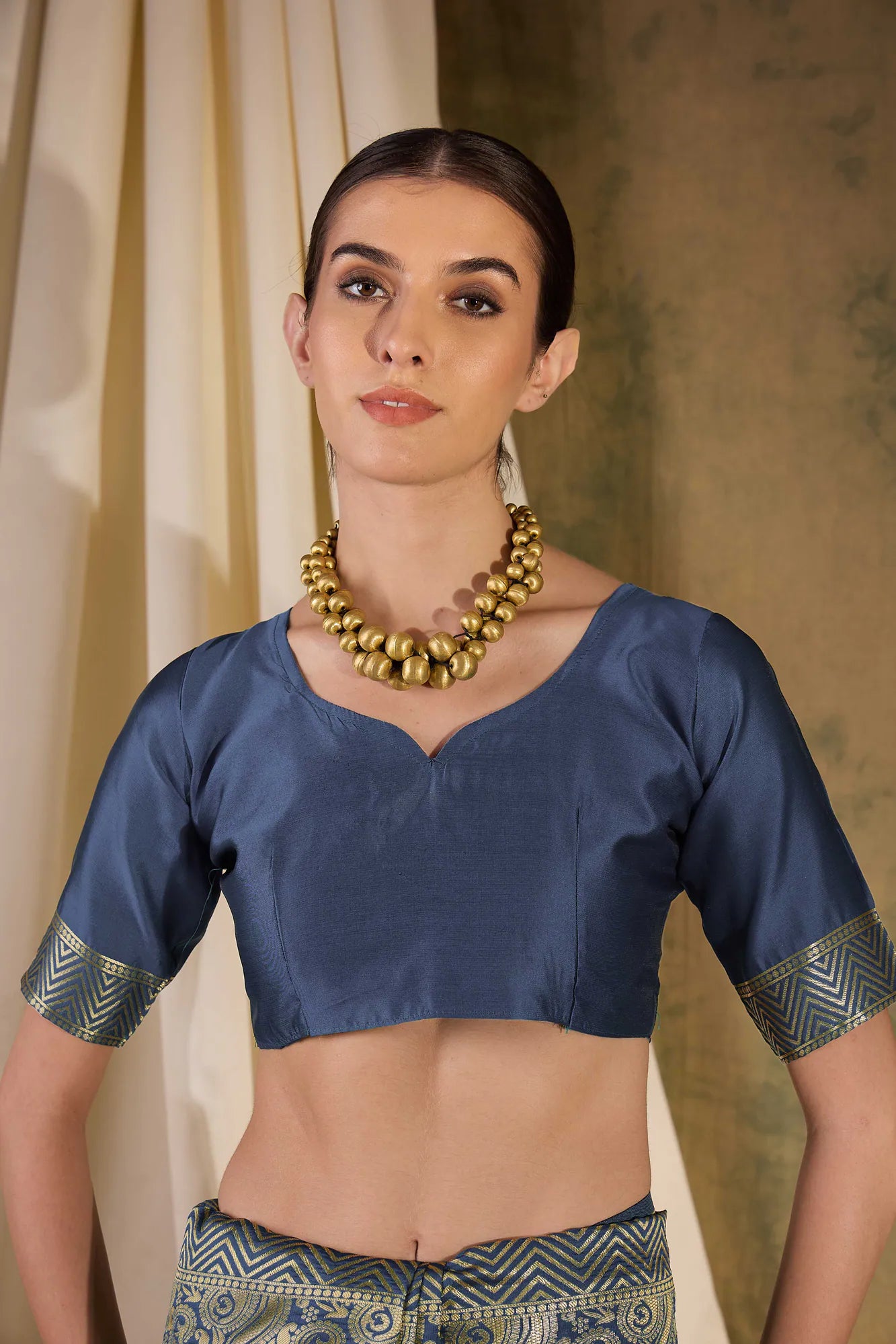 Luxury Indian Silk Saree | Traditional Kanchipuram Elegance