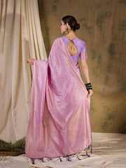 Womens Fashion Ethnic Lavender Color Sarees-MLSHWSA1341LVR0ONE