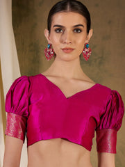 Womens Fashion Ethnic Pink Color Sarees-MLSHWSA1342PNK0ONE