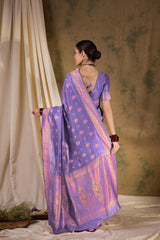 Womens Fashion Ethnic Purple Color Sarees-MLSHWSA1349PUP0ONE