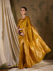 Womens Fashion Ethnic Mustard Color Sarees-MLSHWSA1350MUS0ONE