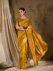 Womens Fashion Ethnic Mustard Color Sarees-MLSHWSA1350MUS0ONE