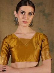 Womens Fashion Ethnic Mustard Color Sarees-MLSHWSA1350MUS0ONE