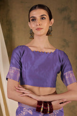 Womens Fashion Ethnic Lavender Color Sarees-MLSHWSA1355LVR0ONE