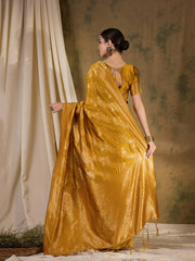 Womens Fashion Ethnic Mustard Color Sarees-MLSHWSA1358MUS0ONE