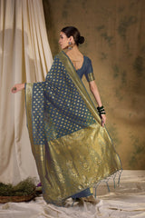 Womens Fashion Ethnic Grey Color Sarees-MLSHWSA1361GRY0ONE
