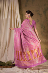 Womens Fashion Ethnic Pink Color Sarees-MLSHWSA1367PNK0ONE