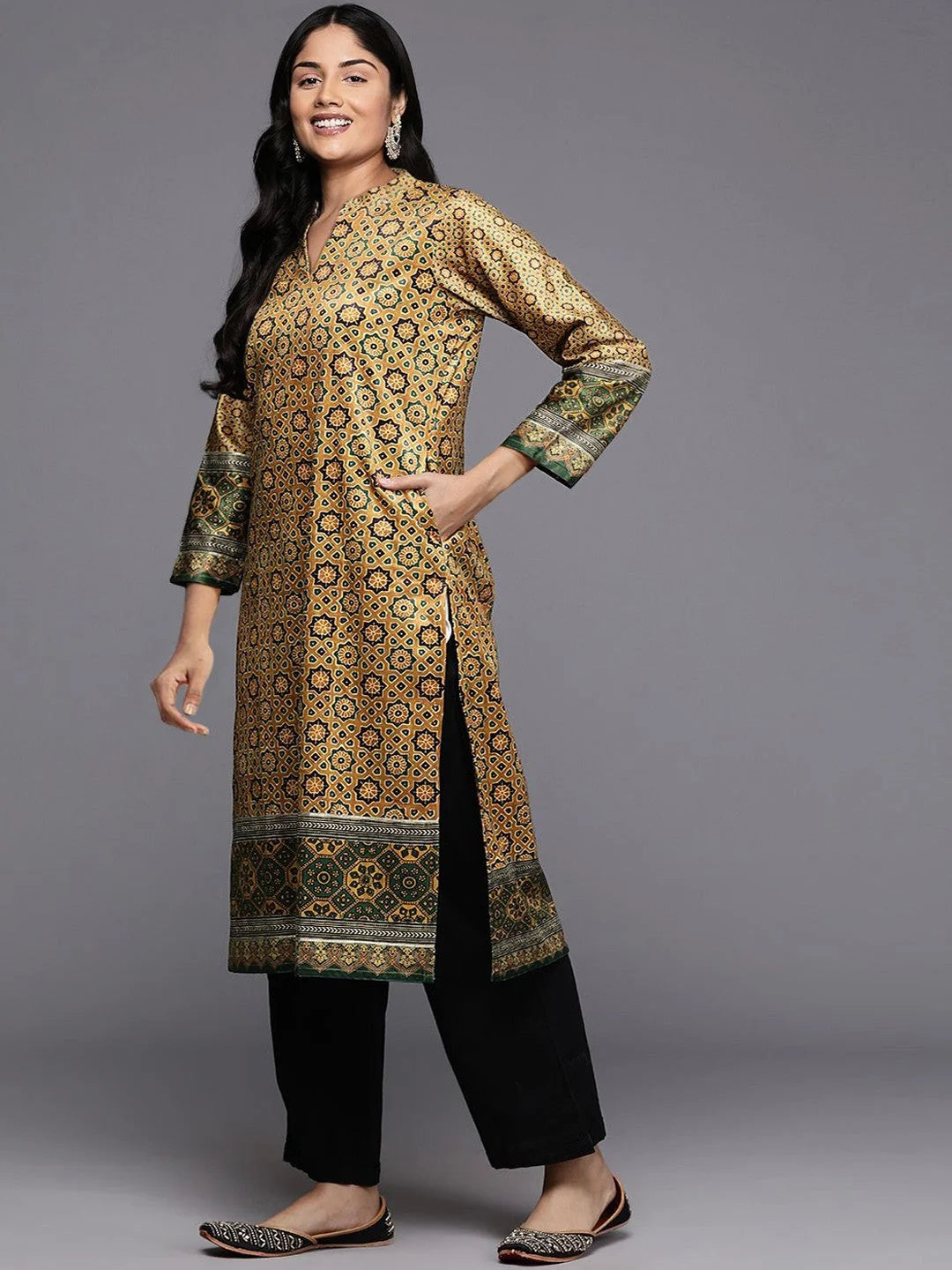 Ethnic Velvet Kurtas | Indian Kurtis for Women Online