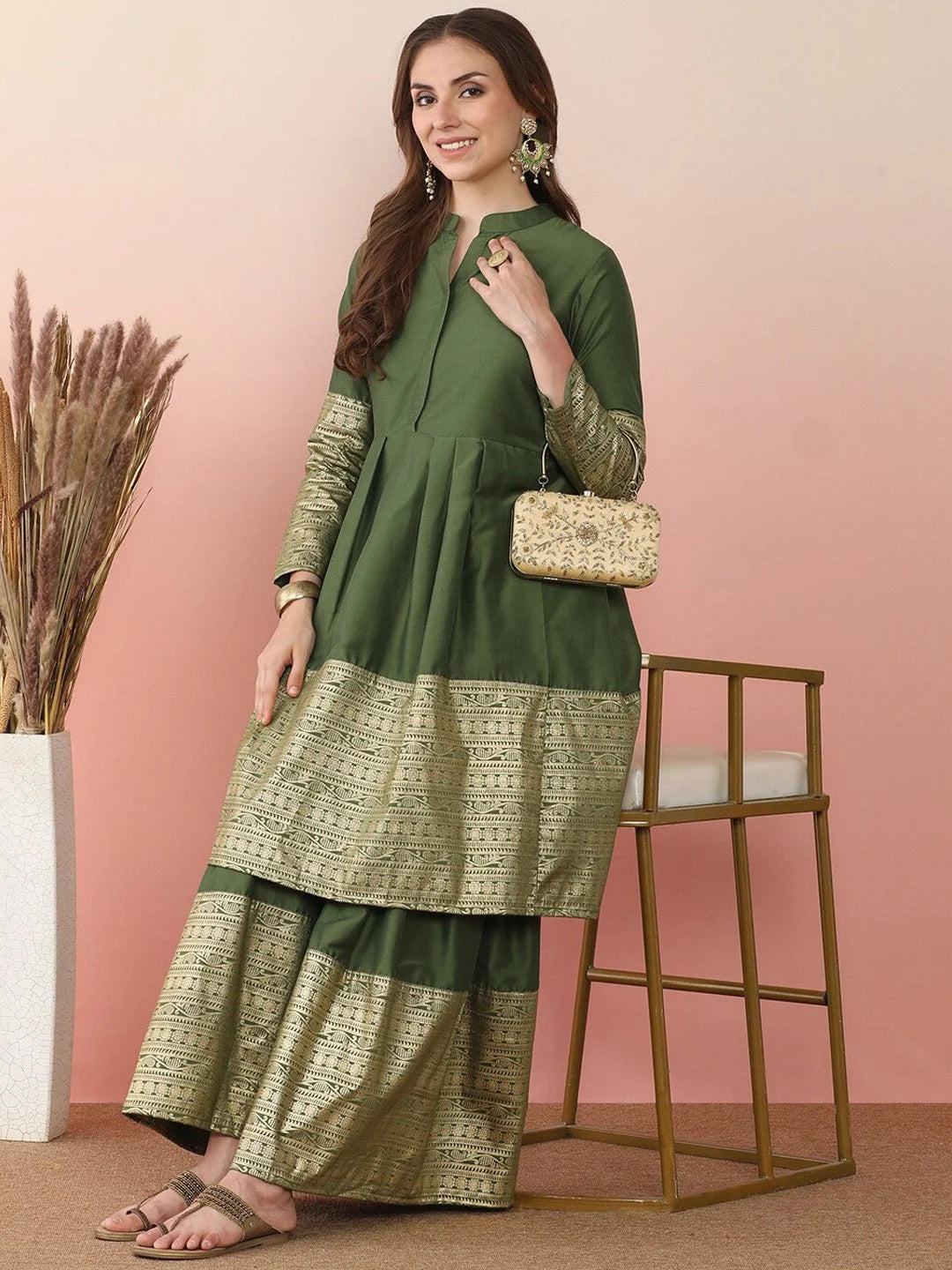Anarkali Kurta with Sharara: Designer Sharara Suits Online