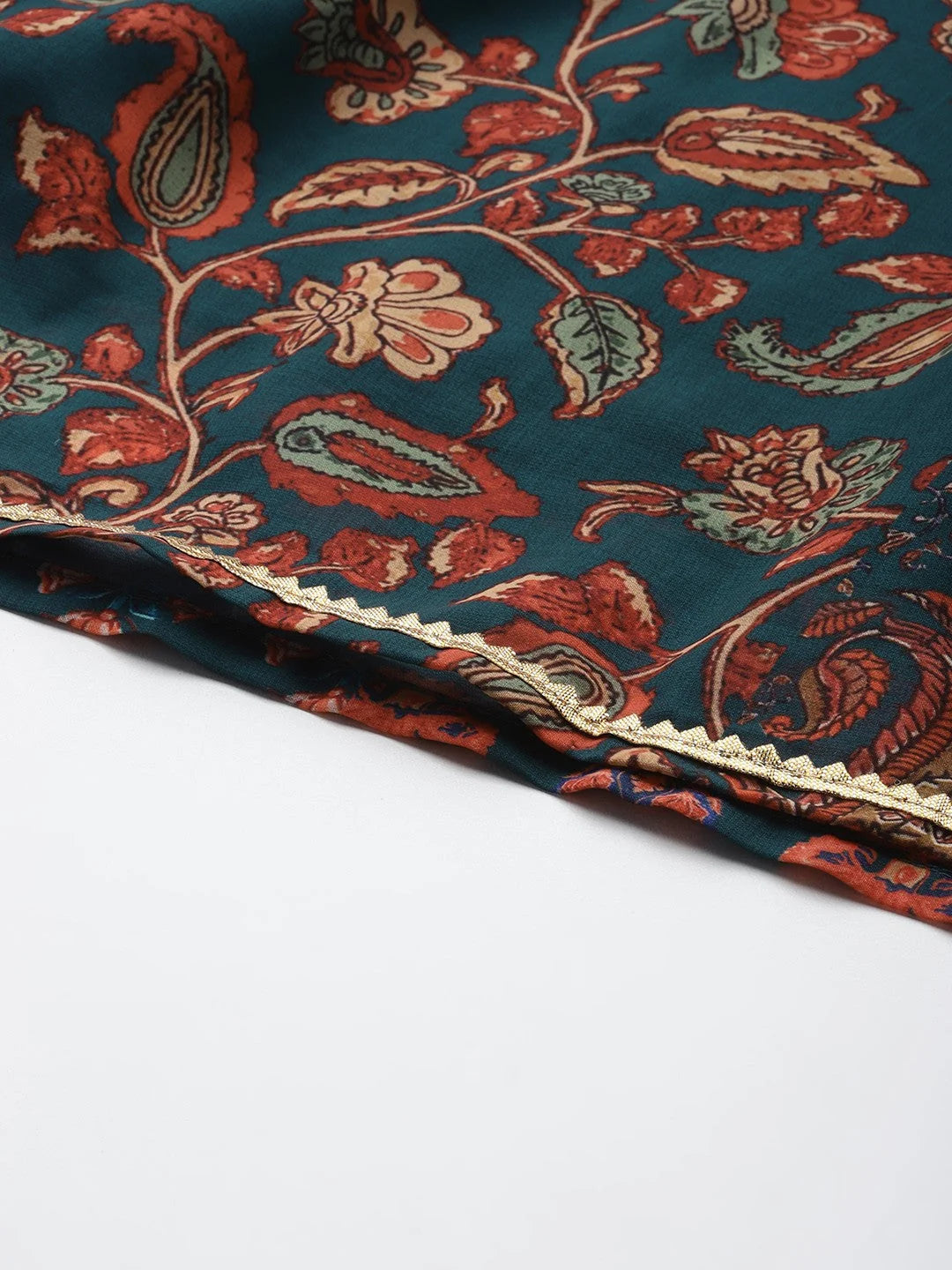 Printed Gotta Patti Tunic & Skirt: Ethnic Lehenga for Women