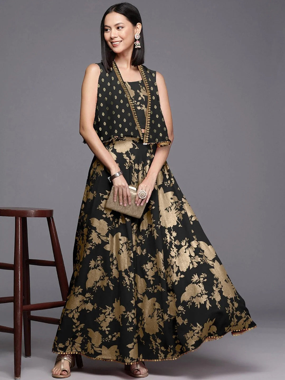 Printed Women's Ethnic Wear - Flared Maxi Skirts Online